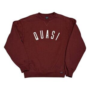 QUASI Luxury Designer Streetwear College Sweatshirt Sweater Mens Medium